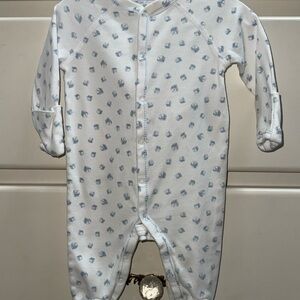 Ralph Lauren Blue and White Kids One Piece